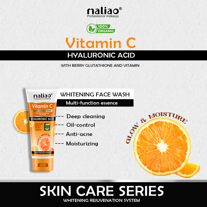 Maliao® Vitamin C Skincare Set with Hyaluronic Acid. maliao.pk