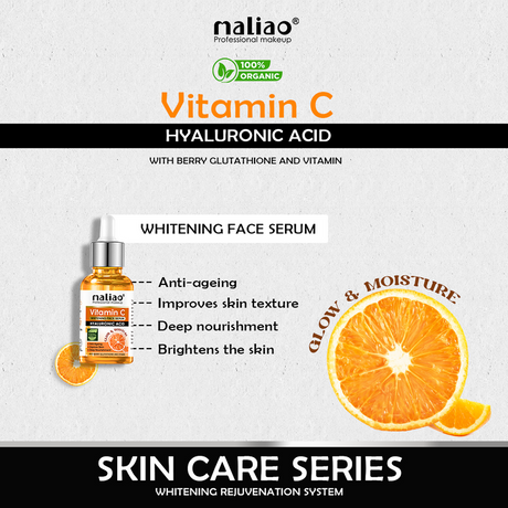 Maliao® Vitamin C Skincare Set with Hyaluronic Acid. maliao.pk