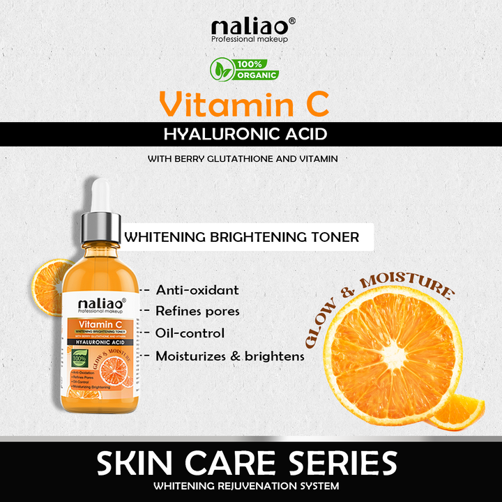 Maliao® Vitamin C Skincare Set with Hyaluronic Acid. maliao.pk