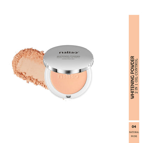 Maliao® Whitening Powder 2-in-1 Oil Control Compact. maliao.pk