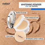 Maliao® Whitening Powder 2-in-1 Oil Control Compact. maliao.pk