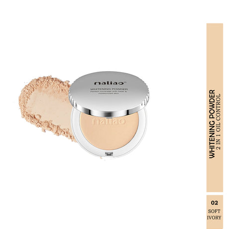 Maliao® Whitening Powder 2-in-1 Oil Control Compact. maliao.pk