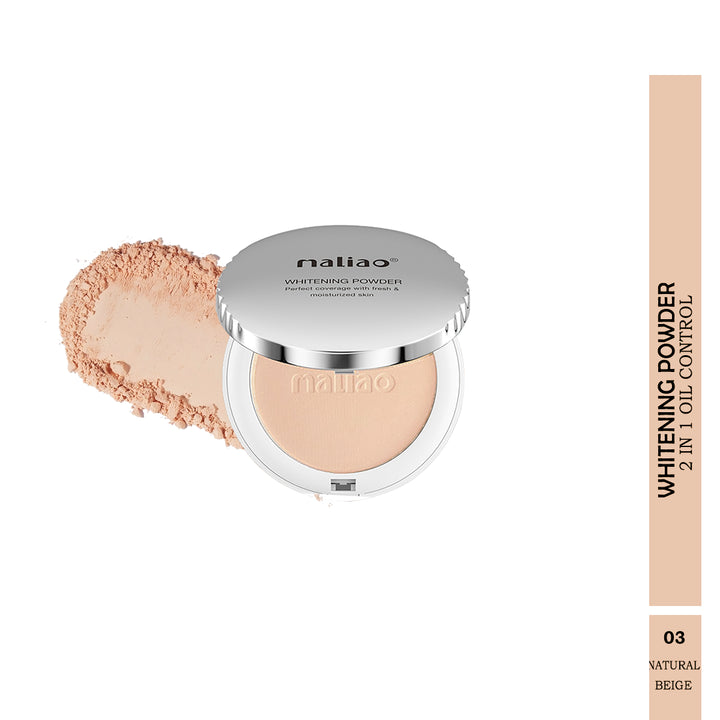 Maliao® Whitening Powder 2-in-1 Oil Control Compact. maliao.pk