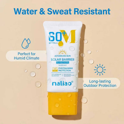 Maliao® Solar Barrier Sunscreen SPF 60+ PA+++ – Water Drop UV & Photoaging Protection