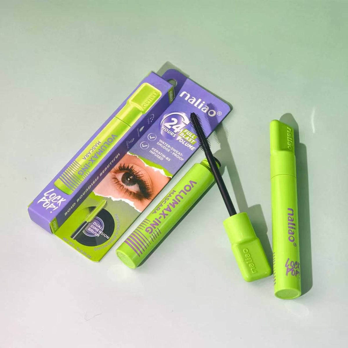 Maliao® Lock Top! Mascara – Long-Lasting Black Mascara for Defined Lashes