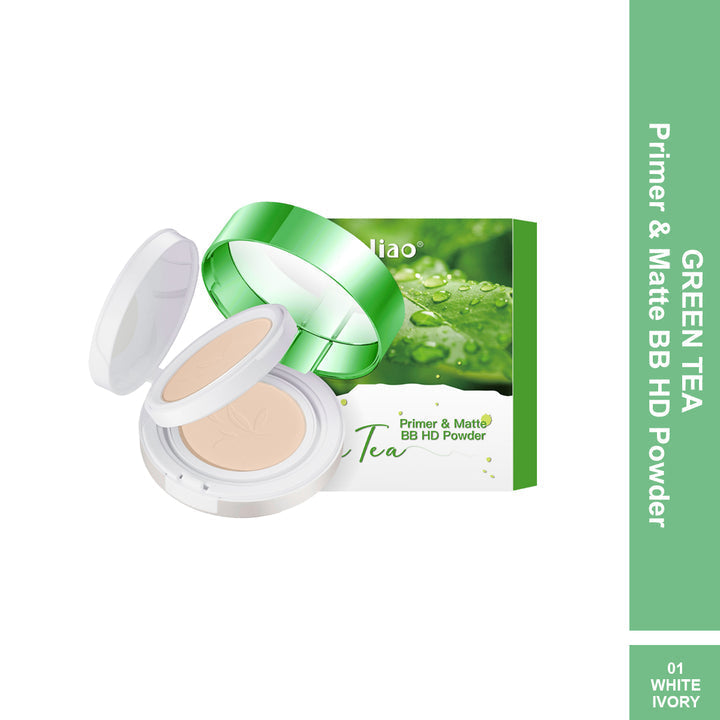 Maliao Primer & Matte BB HD Powder with Green Tea Extract