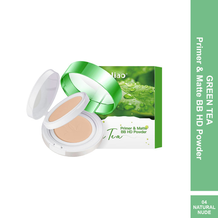 Maliao Primer & Matte BB HD Powder with Green Tea Extract