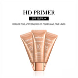 Three tubes of naliiao HD Primer on a white background with product details. maliao.pk