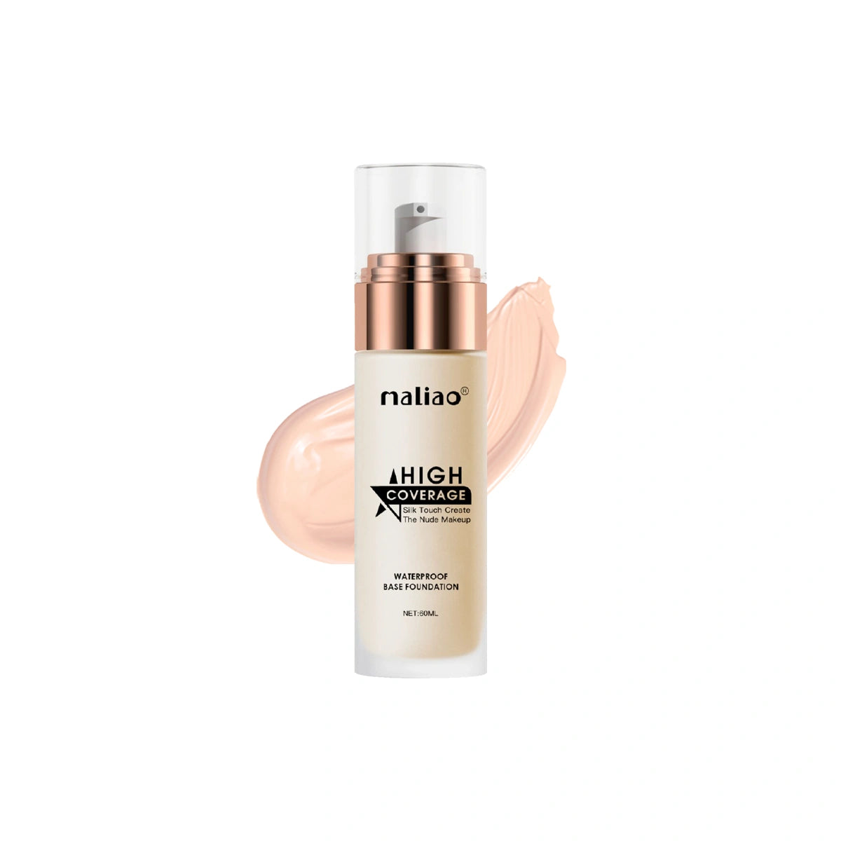 Maliao® High Coverage Foundation – Waterproof Base